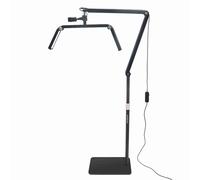 Anello luminoso LED pieghevole dimmerabile da 30W con supporto per telefono e telecomando