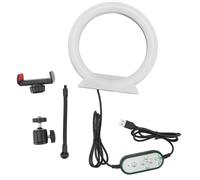 Anello luminoso per selfie con supporto per treppiede, anello luminoso a LED RGB multicolore per trucco, fotografia, video, vlog, TikTok, mini luce