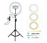 ANELLO LUMINOSO STUDIO FOTOGRAFICO SELFIE RING LIGHT TIKTOK YOUTUBE TREPPIEDI