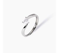 Anello MABINA beato tra le donne in Argento 925 con zircone taglio cuore 523429
