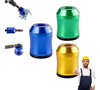 Anello Magnetico 1/4" per Insulti, Magnetizzatore e Smagnetizzatore per Cacciaviti e Trapani, Portainserti Universale(A-1)