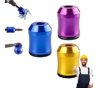 Anello Magnetico 1/4" per Insulti, Magnetizzatore e Smagnetizzatore per Cacciaviti e Trapani, Portainserti Universale(D-1)