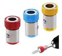 Anello magnetico a testa per cacciavite, 3 anelli per cacciavite, strumento magnetizzatore, estrattore per installazione di mobili, riparazione auto