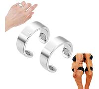 Anello magnetico di drenaggio linfatico, anello magnetico per linfa disintossicante, in rame puro, con apertura regolabile, per uomini e donne