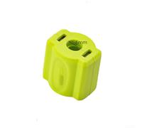 Anello magnetico per cacciavite, supporto magnetico per punte da 4,5-6,5 mm, strumento in gomma per cacciavite elettrico (verde)