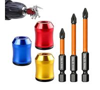 Anello magnetico per vite | Supporto per viti antiscivolo | Strumento per trapano | Wrist Finger indossabile anello magnetico per pickup | Hands Free Screw Fastener Assistant for Mechanics Carpenter