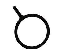Anello magnetico - Supporto ad anello per cellulare da 5 cm, ricarica wireless senza sforzo | Supporto magnetico per ricarica wireless con manico adattato al viso, anelli in metallo per tutte le