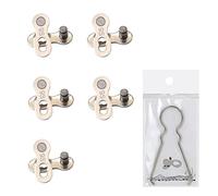 Anello Mancante Per Bicicletta,5 Paia Falsa Maglie Catena Bici Riutilizzabile Argento Acciaio Collegamento Missing Link,Catena Bici Connettore per 9 Velocità, Con Strumento Di Rimozione