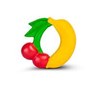 Anello massaggiagengive bambino in gomma naturale - Regalo per bambino 0 3 6 mesi, 1 anno - Anello di frutta - OLI&CAROL