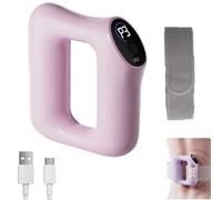 Anello massaggiante multifunzionale per la fascia,brucia grassi e modellamento di tutto il corpo, massaggiatore senza fili,ergonomico e multifunzionale, modalità di massaggio regolabili (Light pink)