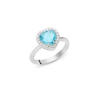 Anello Miluna Donna LA GEMMA DEL CIELO in Argento Topazio LID3464