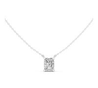 Anello Moissanite Radiant In Argento Sterling 925 Per Cerimonia Donna