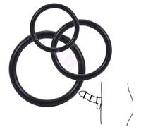 Anello Multifunzionale In Silicone Nero, Facile Da Trasportare, 3 Misure, Design Robusto Ed Elegante, Struttura Versatile E Solida -Z