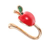 Anello Naso a Clip Natalizio U, Rame e Ottone, Smalto | Design a U senza Foro, Riutilizzabile e Confortevole, per Narice e Lato del Ponte