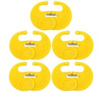 Anello naso a vitello kuhnasendorn - 5x ribaltare il nasale dorn, kit di lapide antimicole addensato | Strumento di allevamento di bestiame per fattoria, ricalcolo degli animali, cura dei vitelli, pre