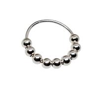 Anello Naso Argento Sterling 925 9 Multi Sfera Cerchio Elica Setto Tragus Gio...