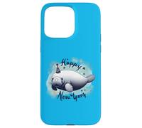 Anello nel nuovo anno con il nostro lamantino "Happy New Years" Custodia per iPhone 15 Pro Max