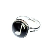 Anello Nota Miniblings Beethoven Cabochon Musica Ottava Nota