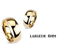 Anello Nuziale di Nozze Battesimo Uomo Donna Placca Oro 6mm Nuovo R002