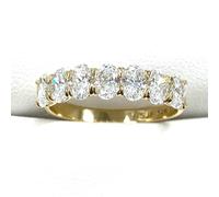 Anello Nuziale In Diamante Lab Grown A Cuscino Di 1,30 Ct Per Donne In Oro 14k