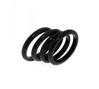 ANELLO Onice Nero Naturale 2,7 mm 4 pezzi