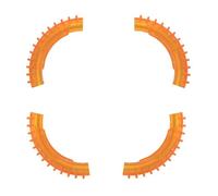Anello paracolpi protettivo per DJI AVATA 2, copertura di protezione dell'elica in rete anticollisione per DJI AVATA 2 Accessori (Arancione)