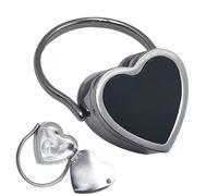 Anello per balsamo labbra da dito, anello per rossetto in acciaio inossidabile a forma di cuore vintage, per ritocchi rapidi e per riporre i prodotti di emergenza