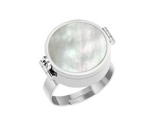 Anello per balsamo per labbra - Anello per rossetto aperto Mini medaglione multifunzionale | Anelo per riporre il balsamo per le labbra | Per viaggi, riunioni, pendolarismo invernale, università