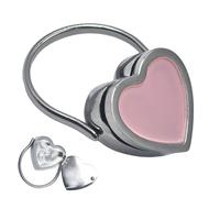 Anello per balsamo per labbra da donna, a forma di cuore, con scomparto segreto, vintage, portatile, in acrilico, con scomparto nascosto, per viaggi, feste, matrimoni, Refer to description, acciaio