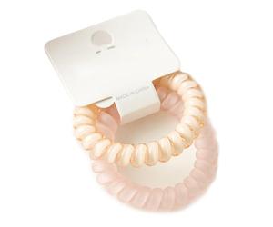 Anello per capelli elastico trasparente opaco, semplice e carino ornamento per capelli per studenti e donne, #915, Plastica/Resina, Nessuna gemma