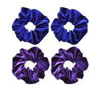 Anello Per Capelli In Velluto Dorato Da 4 Pezzi, Borsa Per Capelli A Sfera Lunga, Anello Elastico Per Capelli A Coda Di Cavallo Alta, Accessori Per Capelli Squisiti Per Donna.