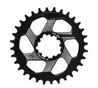 Anello per catena con montaggio diretto - anello per catena per bicicletta - Catena per bicicletta - Anello nero per bici da montagna, strada e pieghevole - Catena per bicicletta durevole per