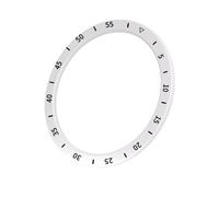 Anello per cornice compatibile con Samsung Galaxy Watch7 Ultra 47 mm, sostituzione cornice smartwatch, protezione cerchio anello smartwatch (Bianco)