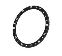 Anello per cornice compatibile con Samsung Galaxy Watch7 Ultra 47 mm, sostituzione cornice smartwatch, protezione cerchio anello smartwatch (Nero)