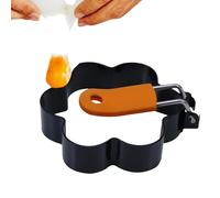 Anello per cucinare le uova,Anello per uova - Anelli per uova fritte di forma irregolare, per uova da campeggio, colazione interna, accessorio per griglia portatile