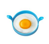 Anello per cuocere uova fritte - Anelli per uova fritte, anello fritto, Shaper riutilizzabile, stampo per pancake in silicone per uso alimentare, anelli antiaderenti, utensili da cucina a doppia