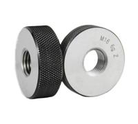 anello per filettature esterne ad alta precisione, Calibro for anello filettato 2 pezzi GO NO metrico 6 g da M3 a M16(M14x1.25)