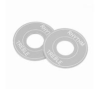 Anello per gli Acuti Ritmici, Anello per Piastra Interruttore a Levetta Ritmo/acuti in Alluminio per la Sostituzione della Chitarra Elettrica LP EPI (Argento)