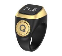 Anello per il della preghiera - Smart Vibrazione | Anello promemoria impermeabile | Smart Ring con collegamento al telefono cellulare, contatore di preghiera, allarme vibrazione per