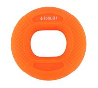 Anello per il rafforzamento della presa a mano silicone Allenatore di resistenza manuale Anello di spremiatura per avambraccio di dito Esercizio muscolare addestra (Pinkish da 30 a 40 libbre) (Orange