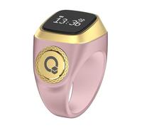 Anello per il tempo della preghiera - Smart Vibrazione | Anello promemoria impermeabile | Smart Ring con collegamento al telefono cellulare, contatore tempo di preghiera, allarme vibrazione per