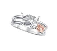 Anello per la festa della mamma, anelli da donna in rame | Gioielli per madre incisi | Gioielli interattivi per mamma | Per commemorazione della gratitudine figlia moglie compleanno San