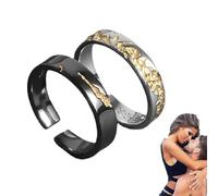 Anello per la terapia della prostata ReliefRite, anello dell'armonia prostamagnetica, anello di rame regolabile, regalo di gioielli per la salute (Mixed)