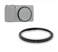 Anello per Obiettivo in Metallo per Fotocamera Ricoh GR III GR3 GR III HDF, Sostituisce Anello Originale Ricoh o Accessorio GN-1 anello (Nero)