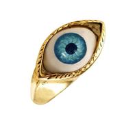Anello per occhi del male - Anello con occhi blu in lega geometrica punk retrò esagerati | Accessori di gioielli per feste punk | Anelli per dichiarazione occhi marroni blu verdi, se beskrivning, vedi