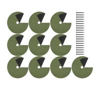 Anello Per Pacciamatura Per : Plastica Resistente, Anello Di Protezione Per Le Radici, Copertura Per Pacciame Con Chiodi A Terra, Protezione Per La Base 'albero | Utilizzo Ideale Per Giardin