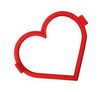 Anello per pancake, anello in silicone, anello per pancake, utensili da cucina, stampo per navi d'uovo in silicone non stick, per far amare la colazione per San Valentino