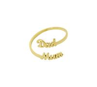 Anello per papà e mamma, personalità femminile Europa e America I mamma e papà., A, Metallo