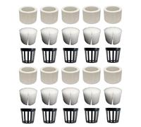 Anello per piante acquatiche in spugna per acquario, anello per supporto per piante acquatiche, ancoraggio di fissaggio per vaso anti-galleggiamento, set di anelli di fissaggio per piante acquatiche,