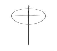 Anello per piante da giardino, 38 cm, per vasi e terrazze | Picchetto centrale incluso, migliora la stabilità dell'equilibrio, previene la caduta, resiste al vento, agli spazi affollati